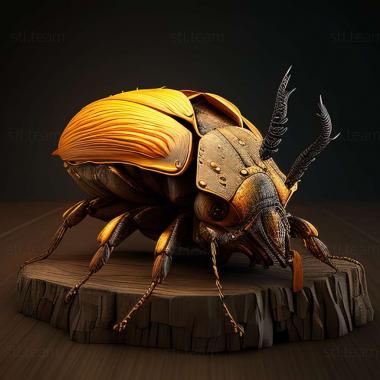 3D model Nicrophorus japonicus (STL)